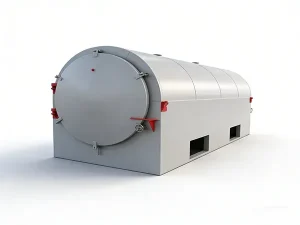 Horizontal carbonization furnace