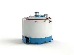 Vertical carbonization furnace