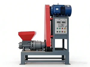 Charcoal briquette machine