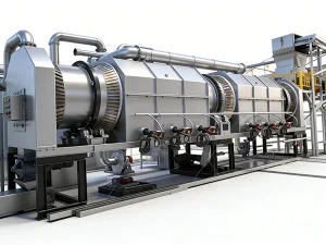 Continuous carbonization furnace